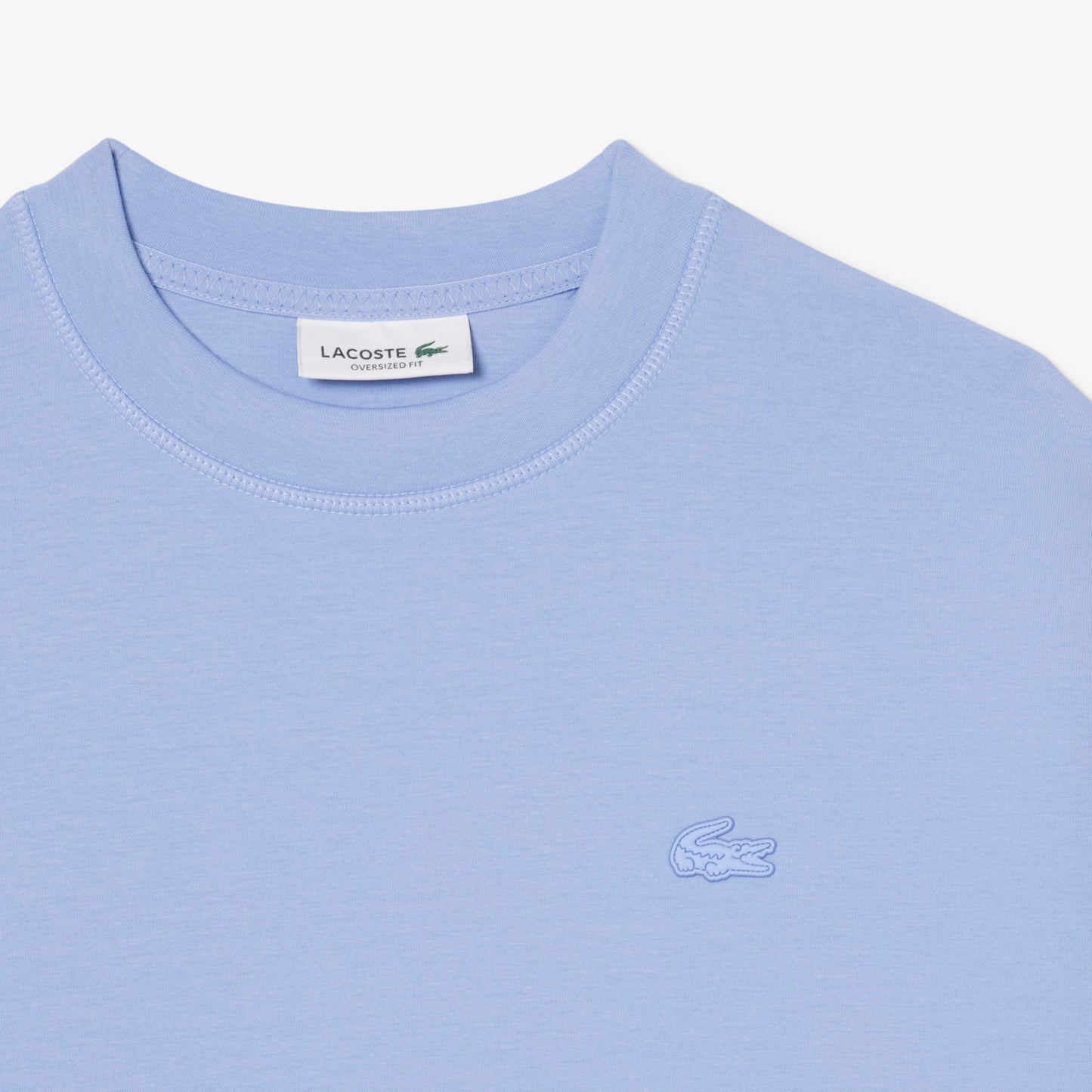 Oversized Cotton Sweatshirt - Delphinium