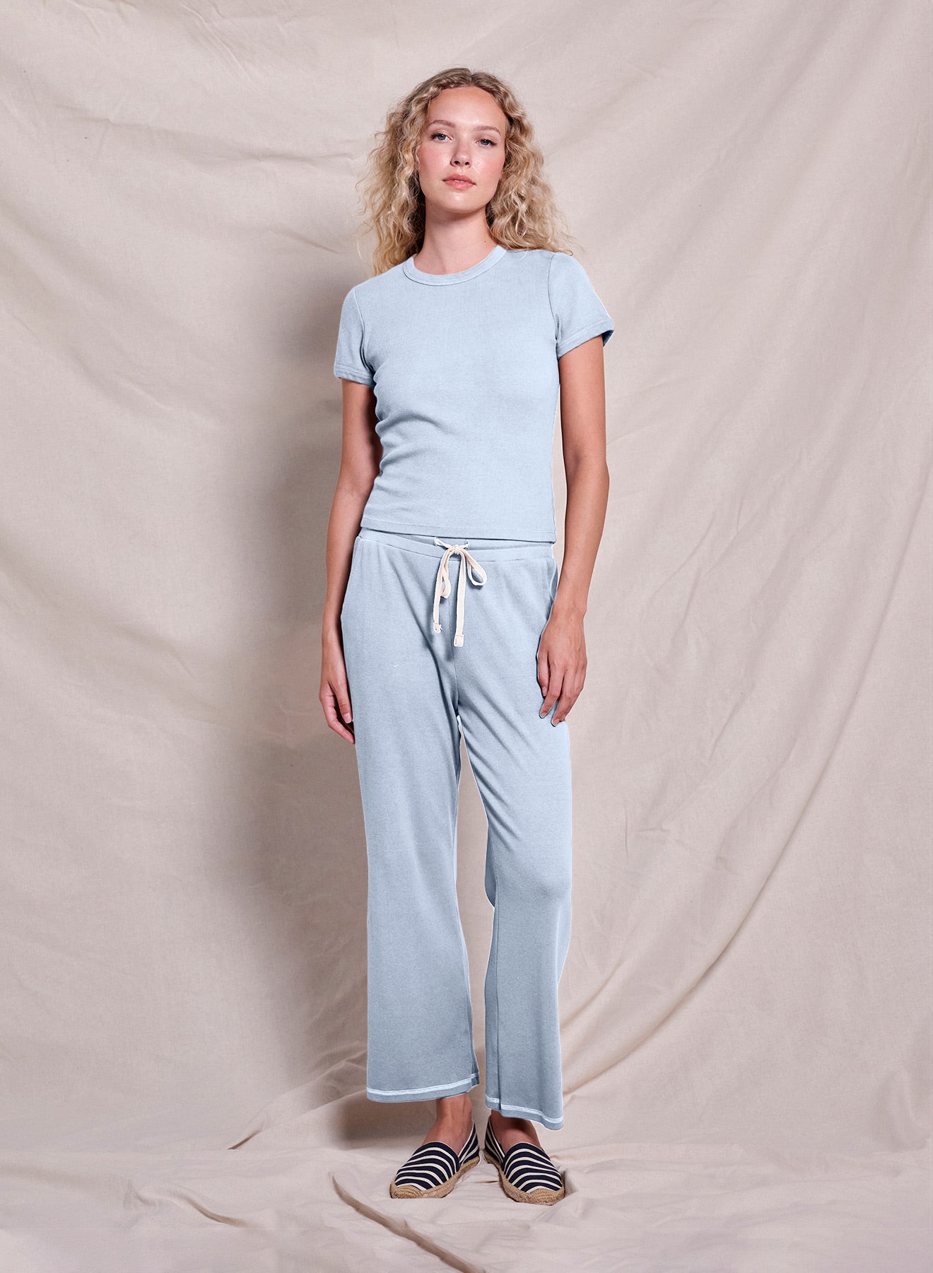 Shrunken Tee - Blue Wash