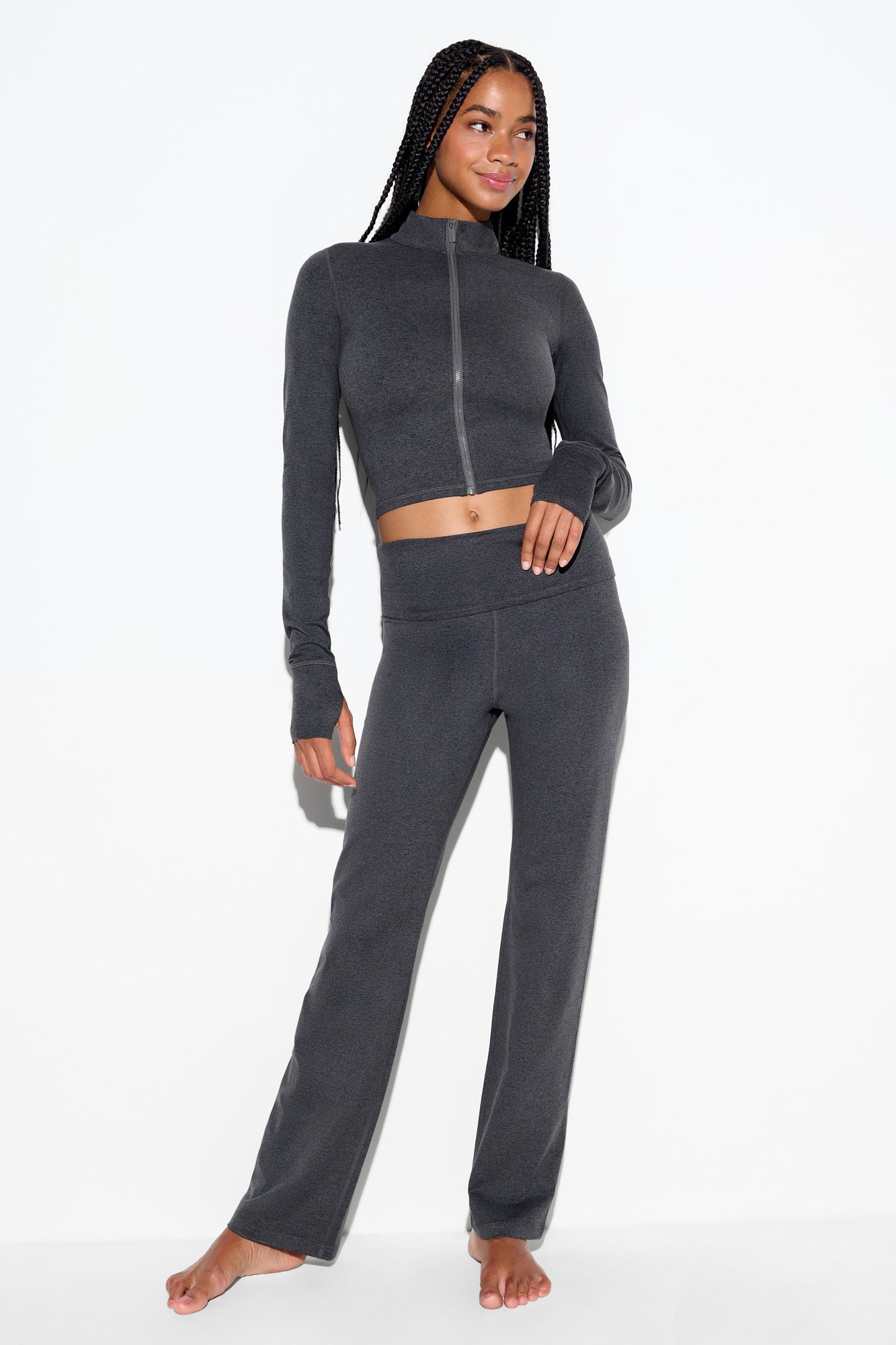 Blair Foldover Pant - Vintage Black