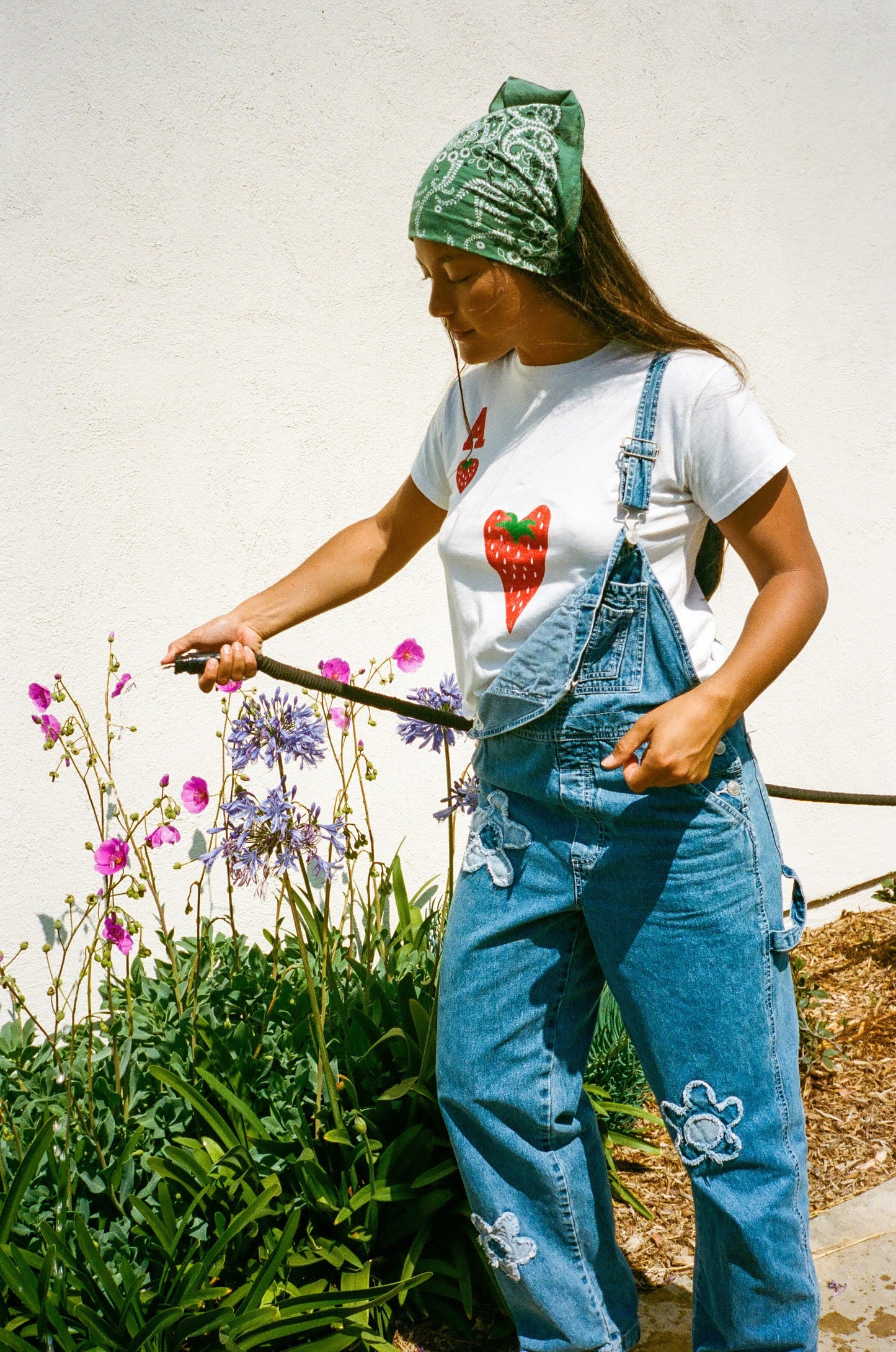 Ace Of Strawberry Solo Tee - Optic White