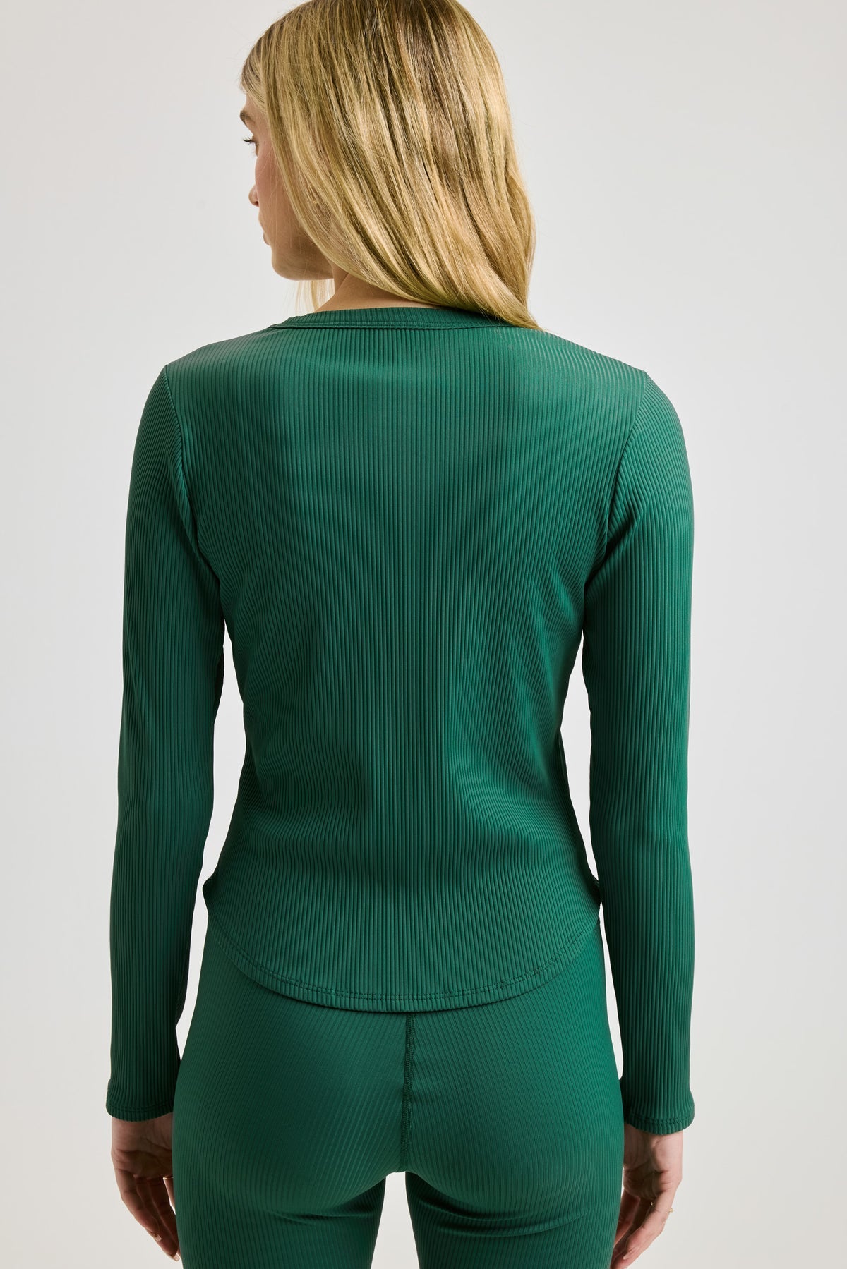 Ribbed Long Sleeve - Forest