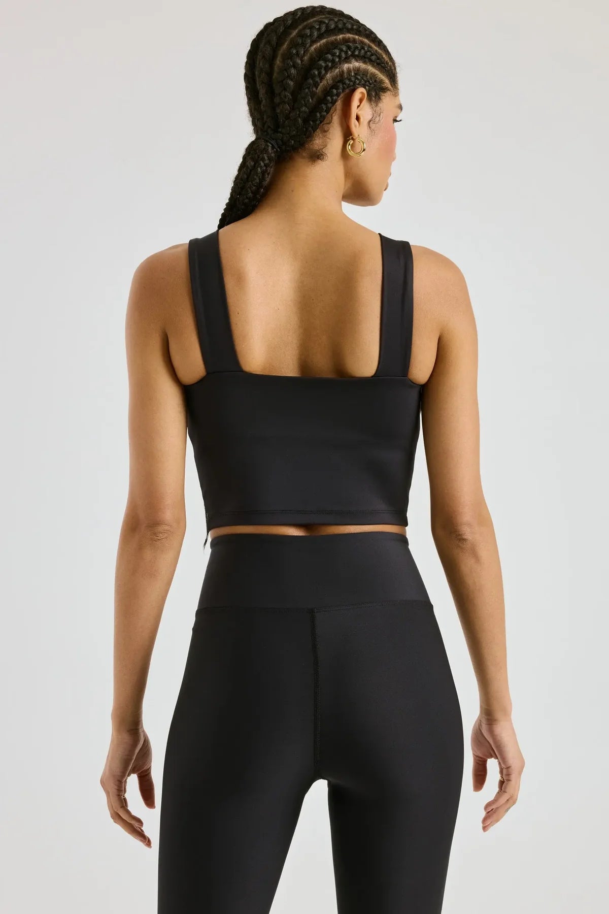 Corset Tank - Black/White