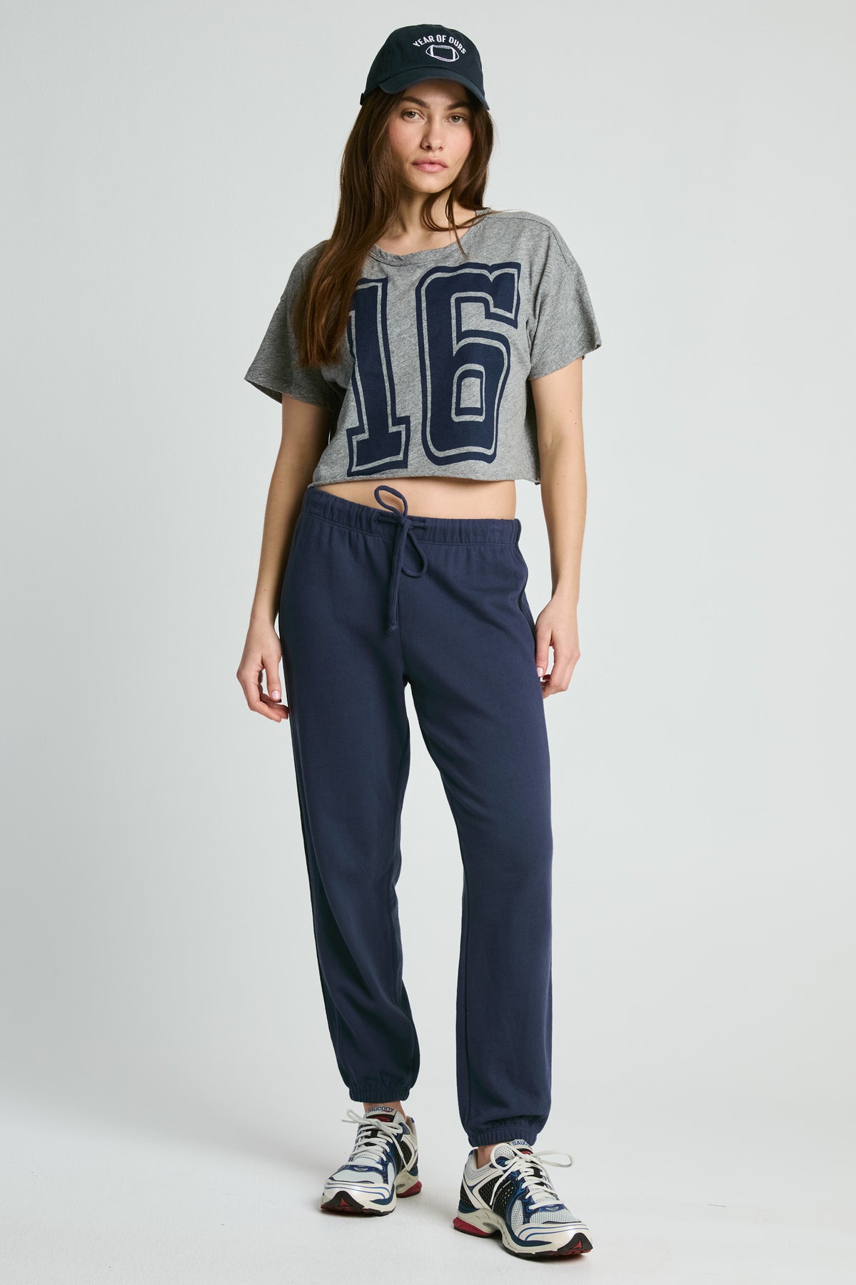 Crop Team Number Tee - Heather Grey