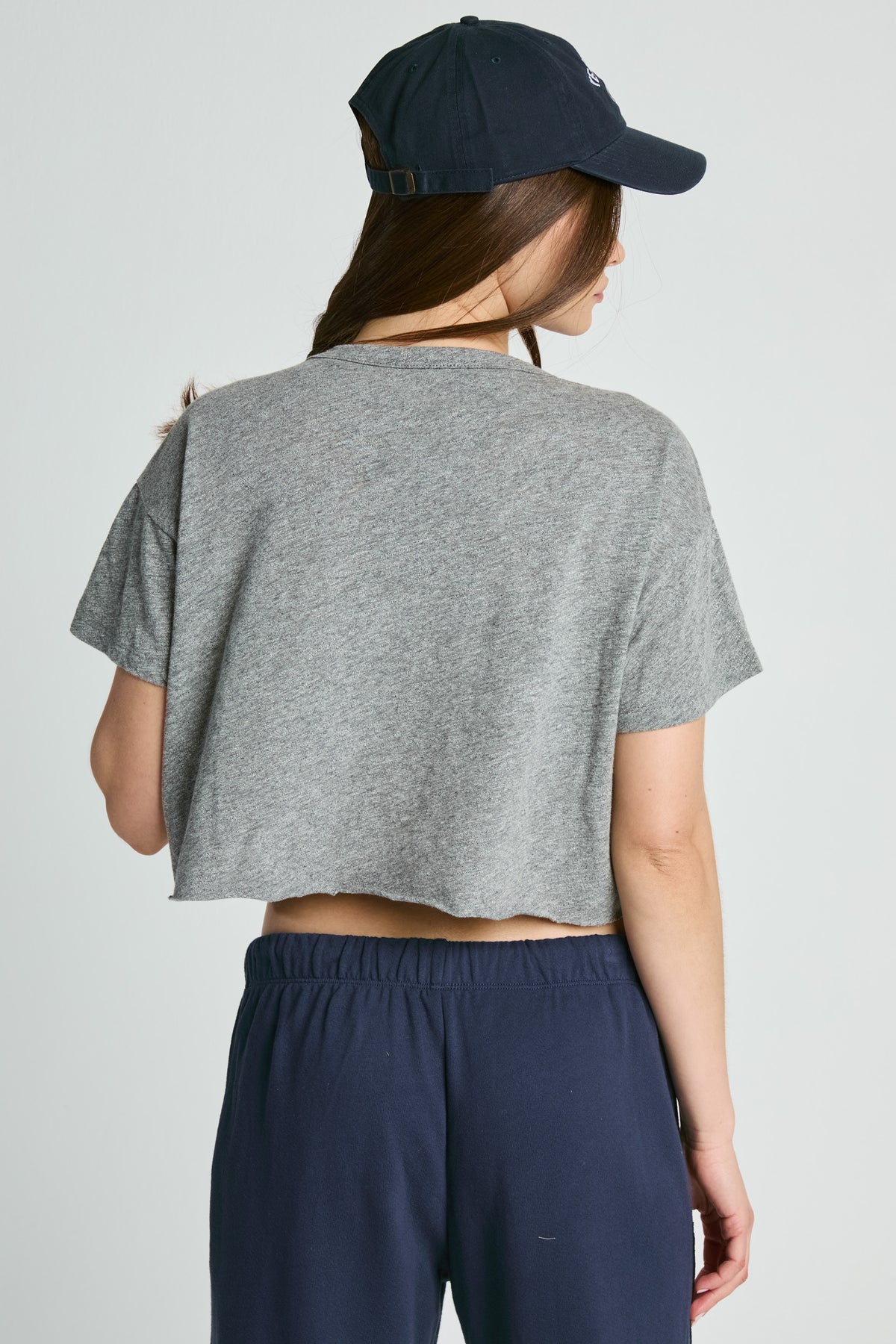 Crop Team Number Tee - Heather Grey