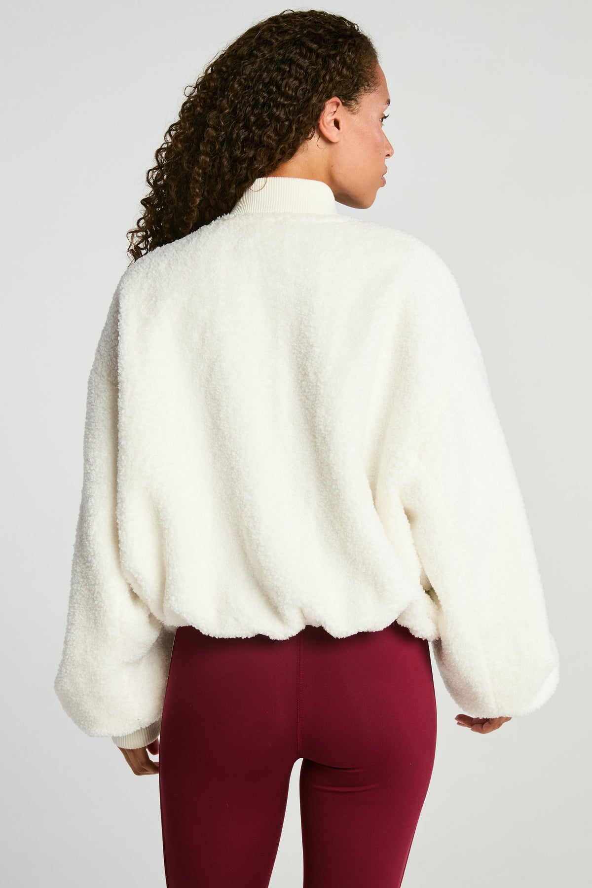 Sherpa Bomber - Cream