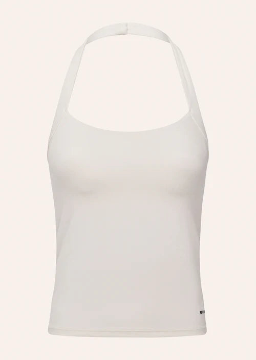 Unwind Halter Tank - Whisper White