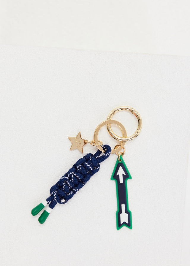 Arrow Keyring - Navy