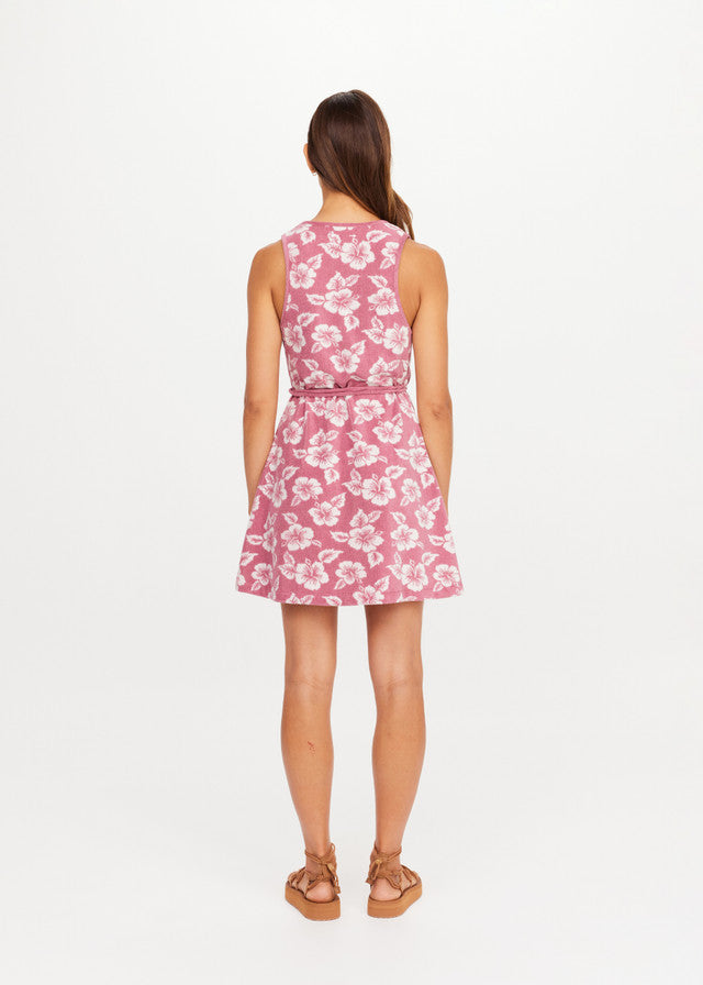Lahaina Maxine Wrap Mini Dress - Floral