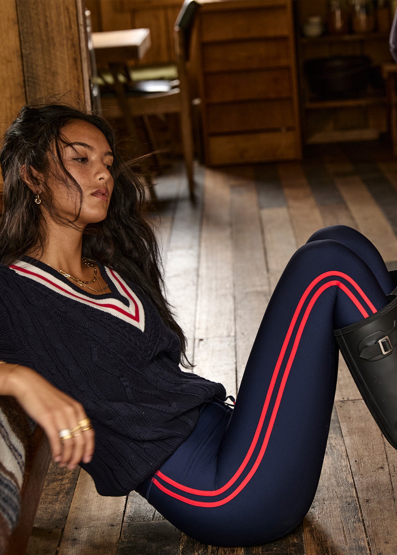 Oxford 25In Midi Pant - Navy