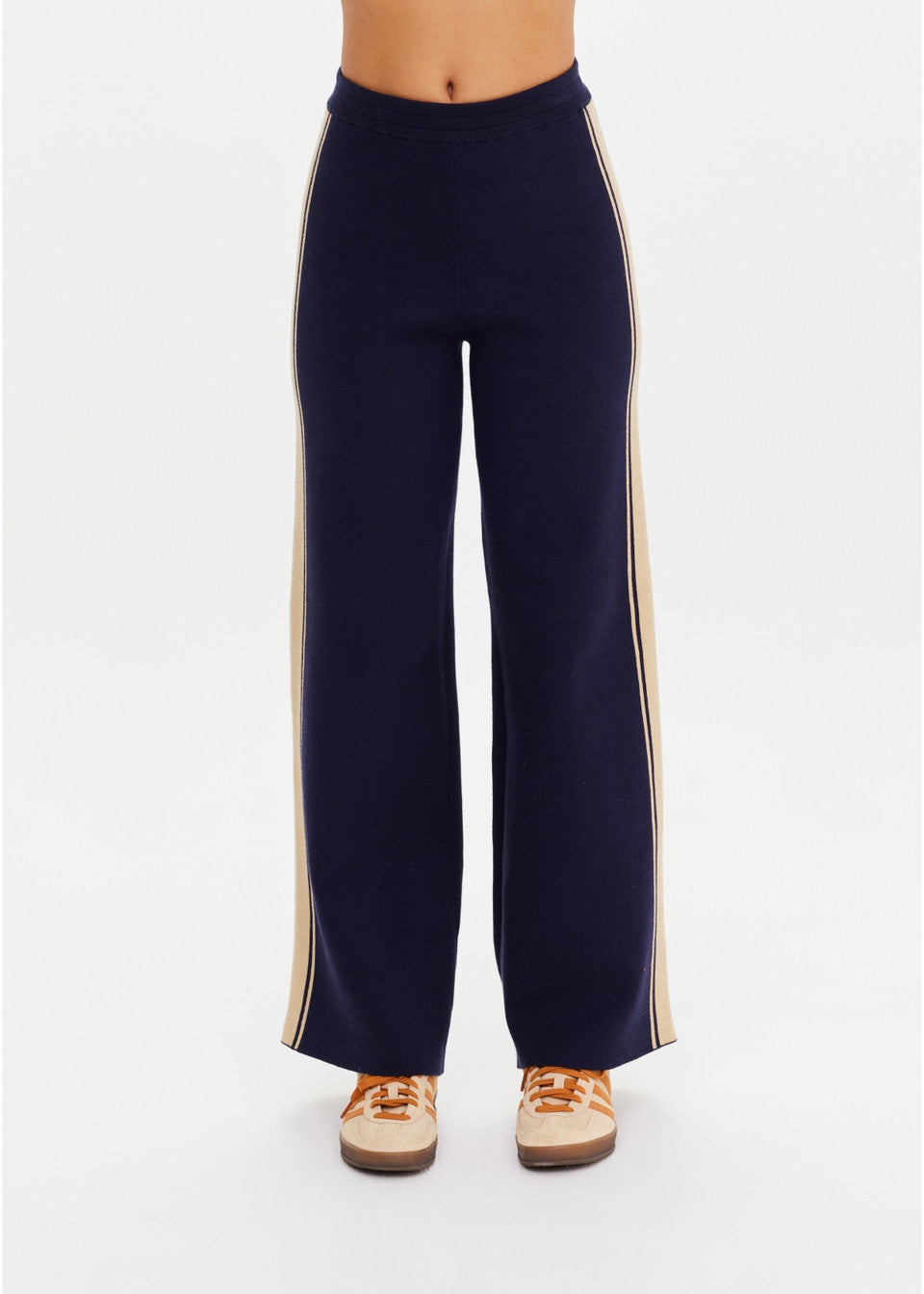Cosmo Freya Knit Pant - Navy