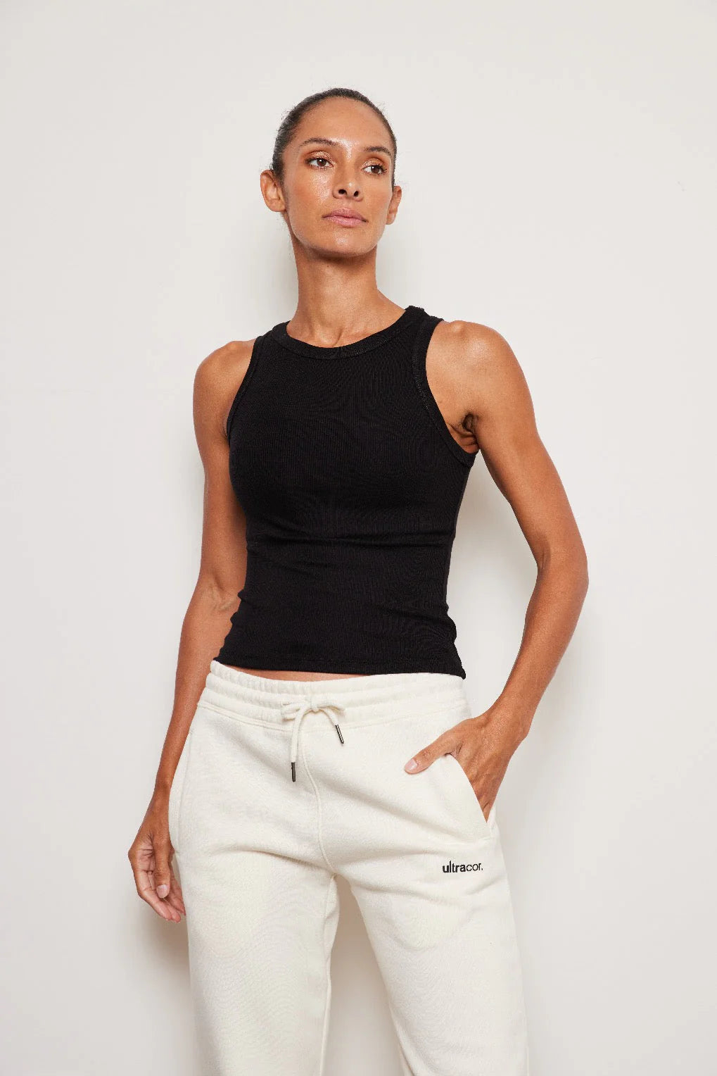 EQMT Plush Rib Tank - Black