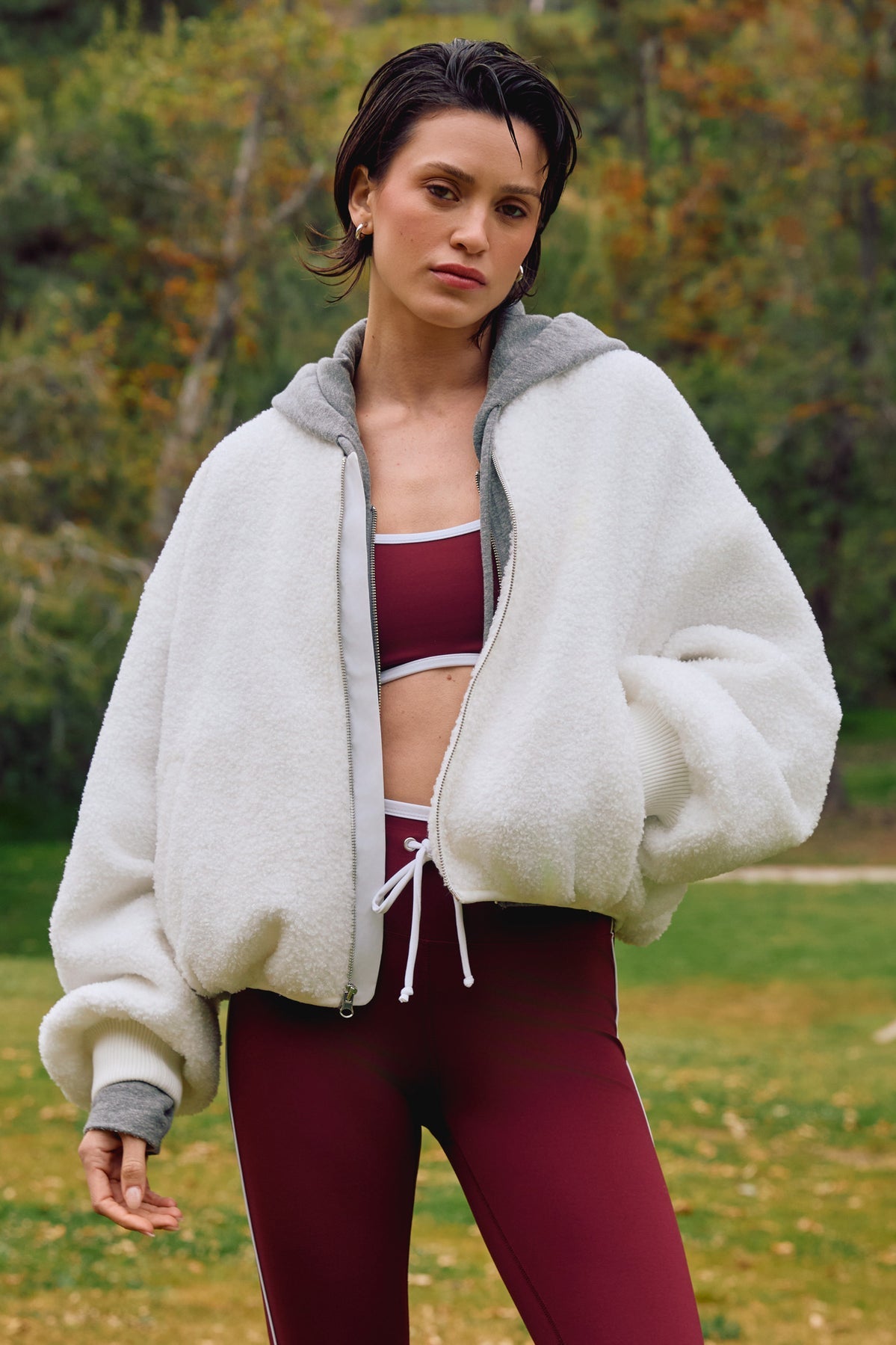 Sherpa Bomber - Cream