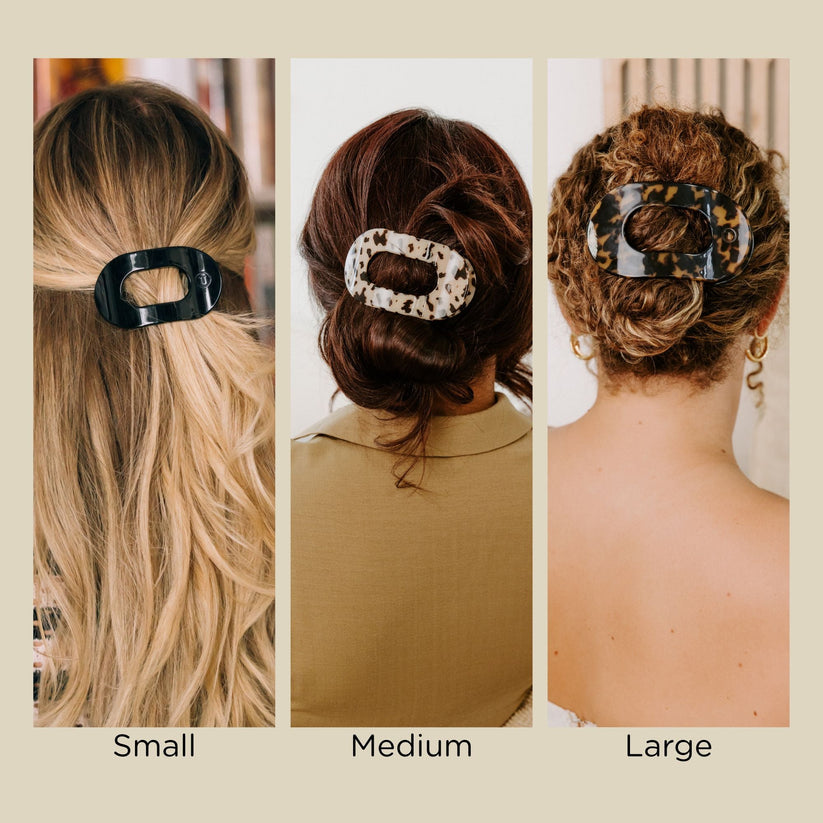 Teleties Clip Flat Round Medium