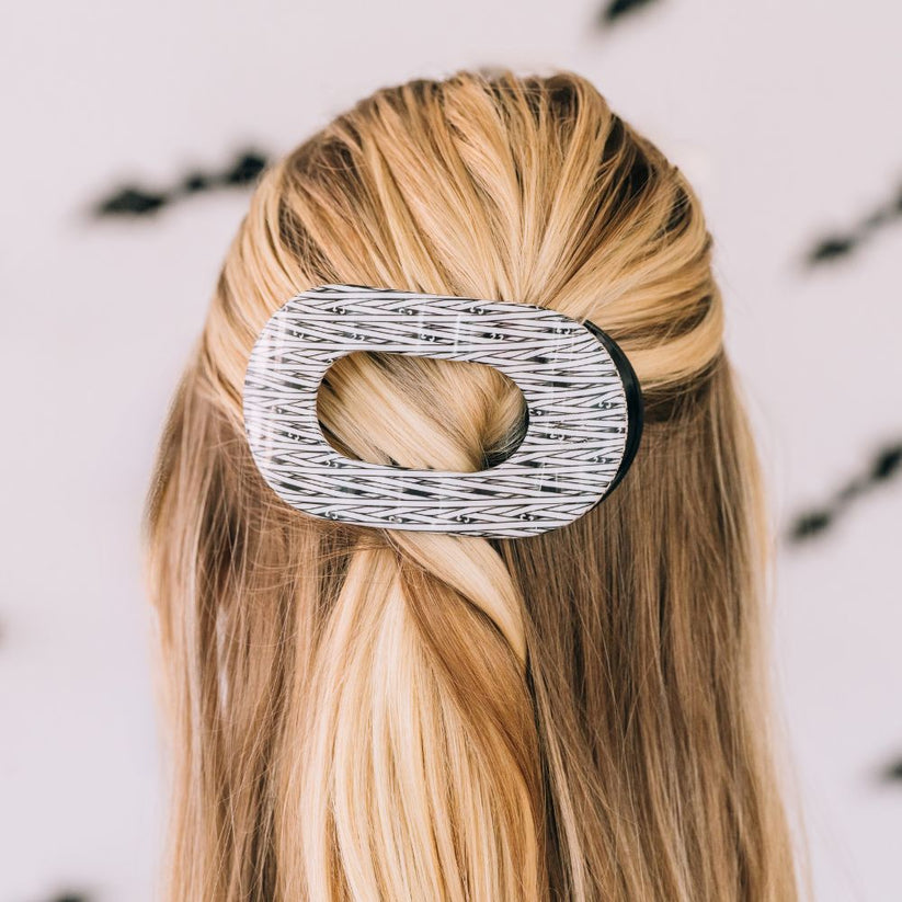 Teleties Clip Flat Round Large