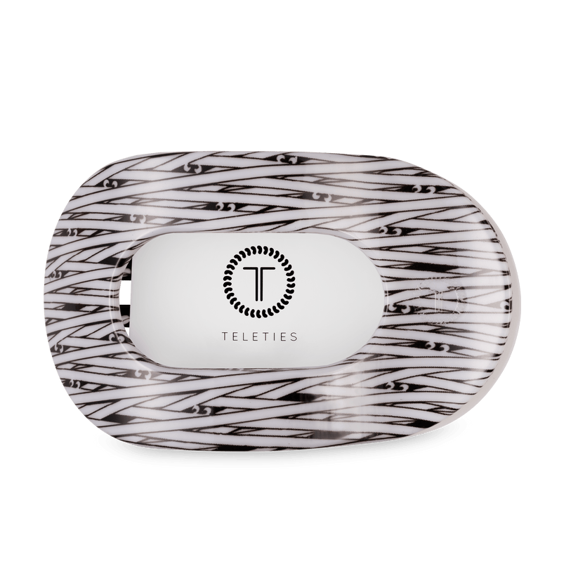 Teleties Clip Flat Round Large
