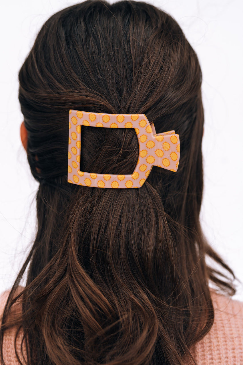 Teleties Clip Flat Square Medium