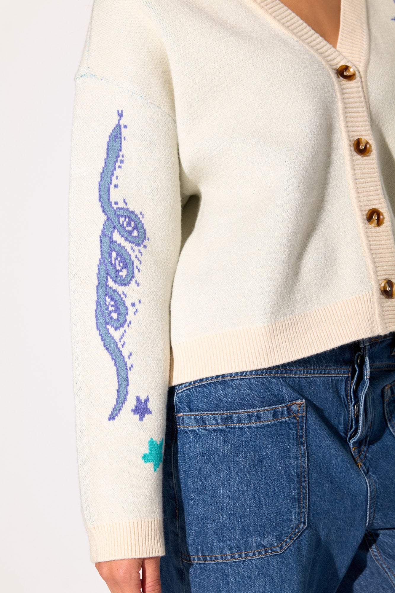 Hourglass Delaney Cardigan - Winter White