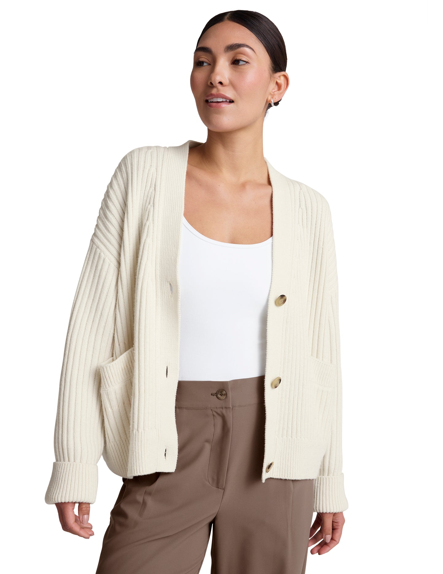 Lux Cardigan - Ivory