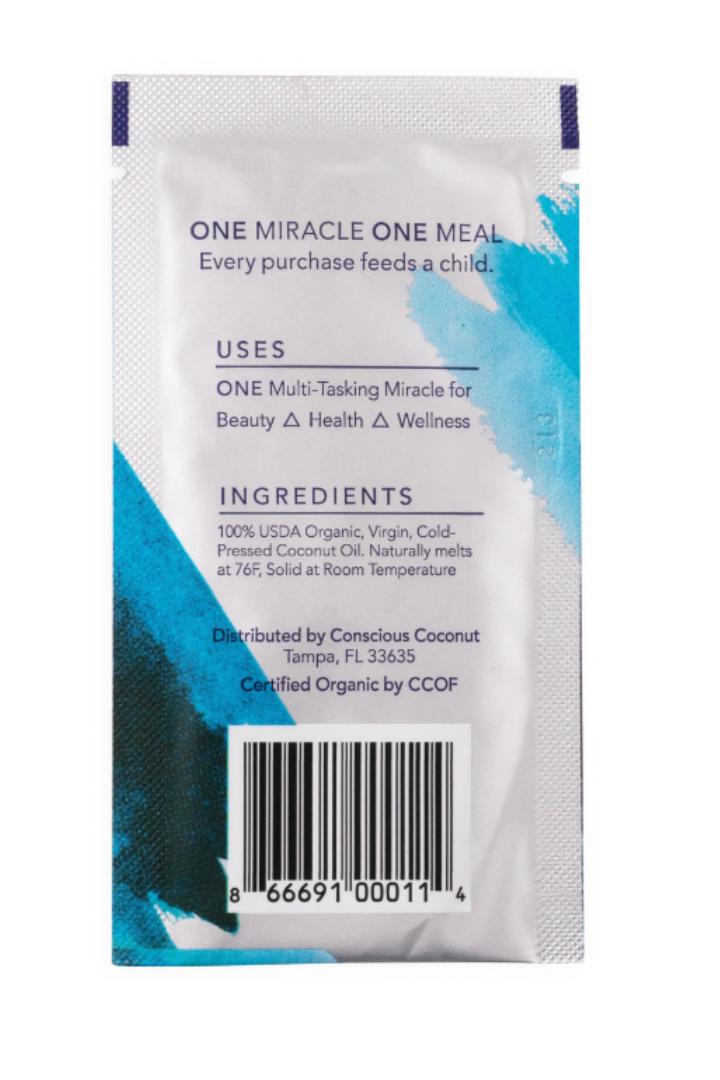 Coconut Oil Wipes - 10 packets