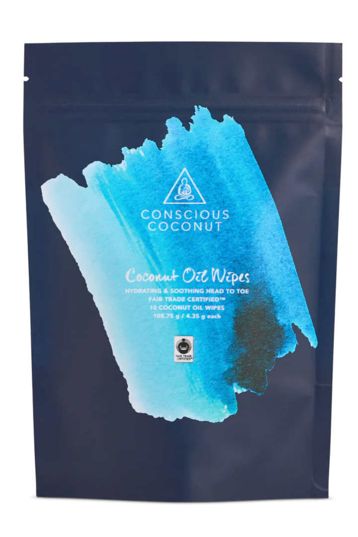 Coconut Oil Wipes - 5 Packets