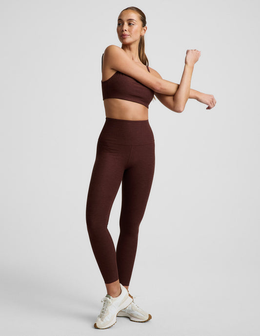 Spacedye Midi Hw Legging - Iced Mocha Heather