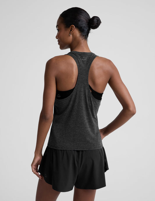 Breezeweight Active Racerback Tank - Black
