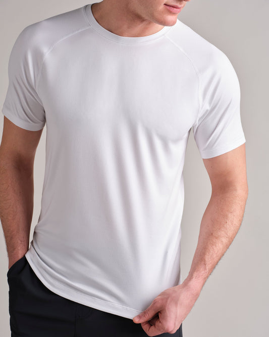 Mens Atmosphere Tee - Bright White
