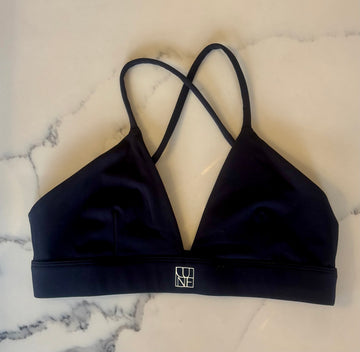 River Lift Cross Back Bra - Black