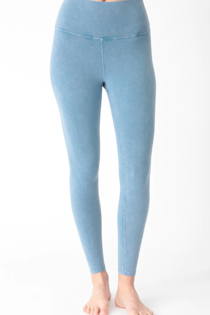 Sunset Legging - Acid Stone Blue