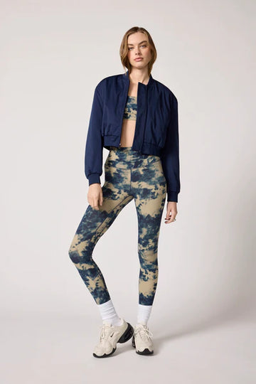 Printed Legging - Silver Sage Shibori