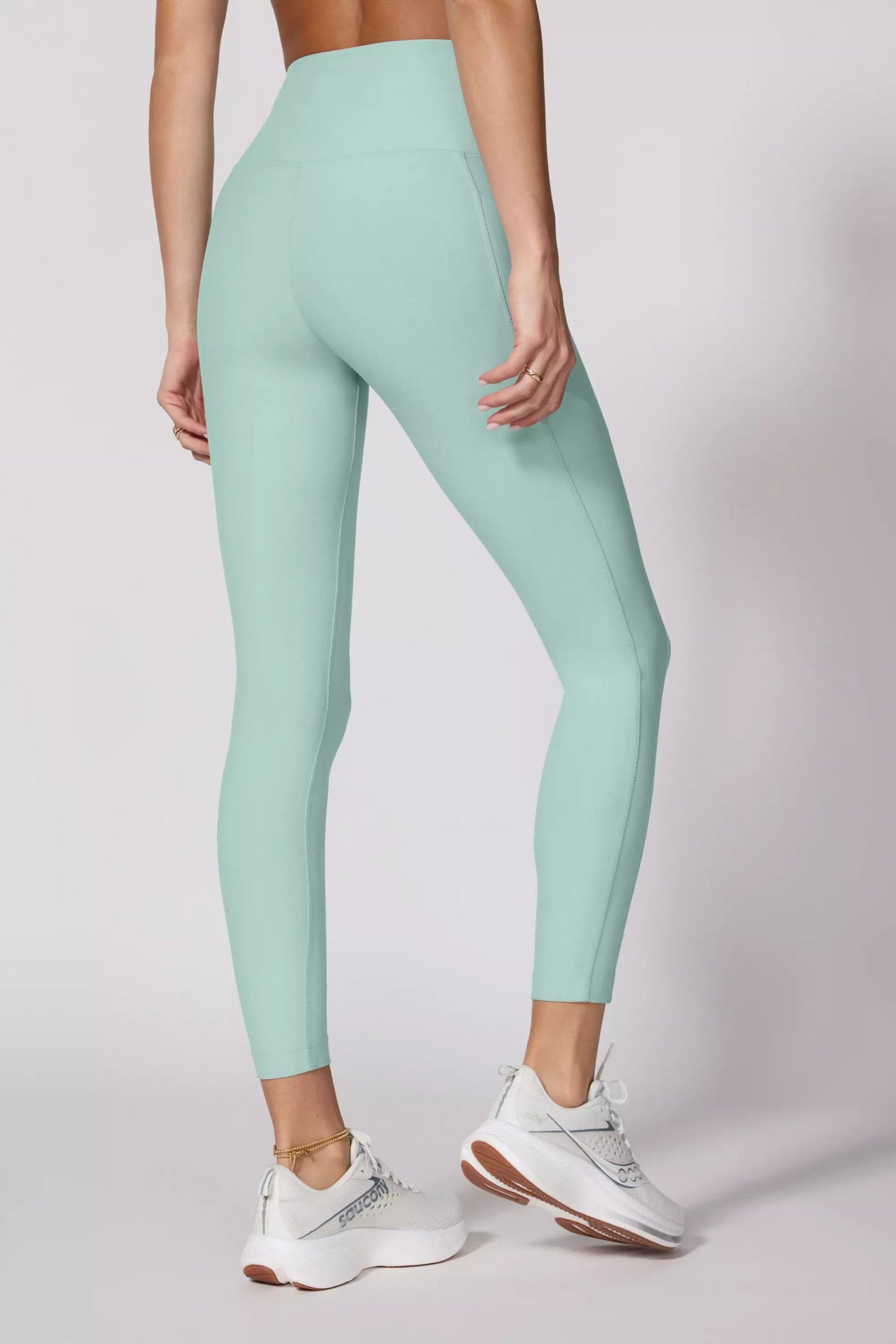 Explore High Rise Side Pocket Legging 25" Peached - Blue Haze