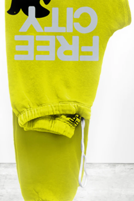 Large Sweatpant - Glow Yellow