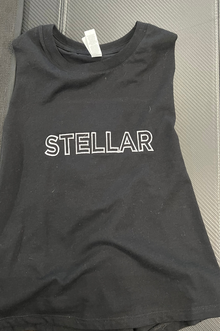 Cropped T-Back Stellar Tank