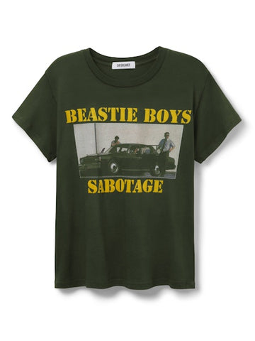 Beastie Boys Sabotage Solo Tee - Military Green