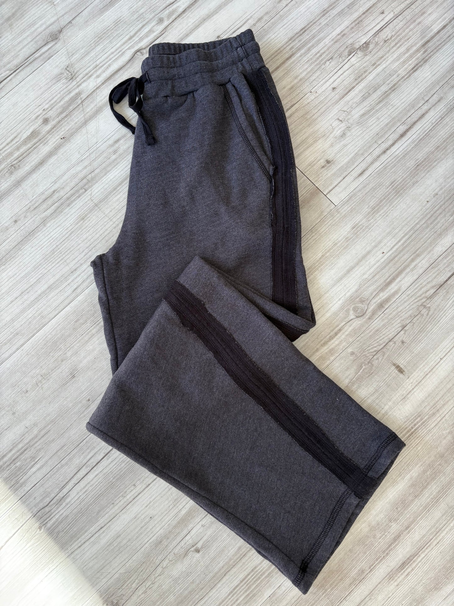 Raw Seamed Pant - Washed Black