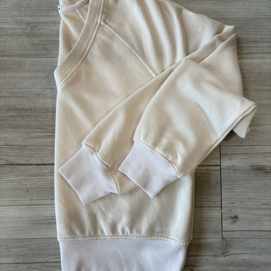 cream oversized sweatshirt stateside folded