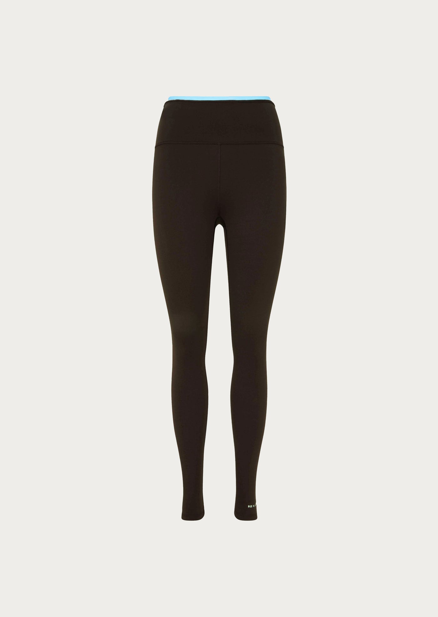 Vita Full Length Legging - Coffee / Bright Blue