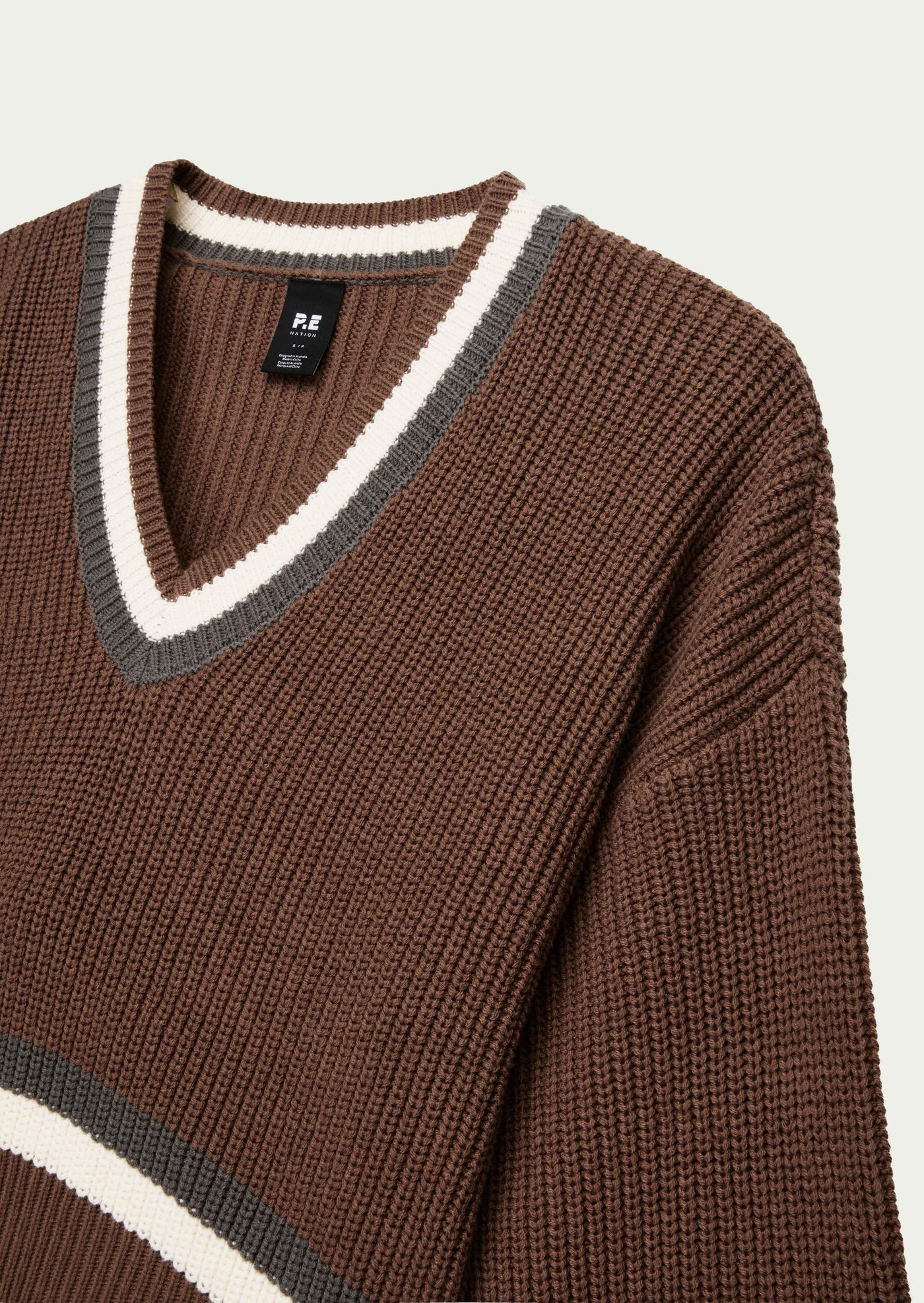 Feedback Knit Sweater - Fossil