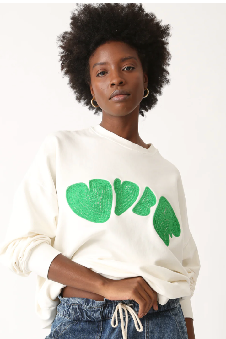 ELECTRIC AND ROSE ATLAS SWEATSHIRT- VYBEn for women
