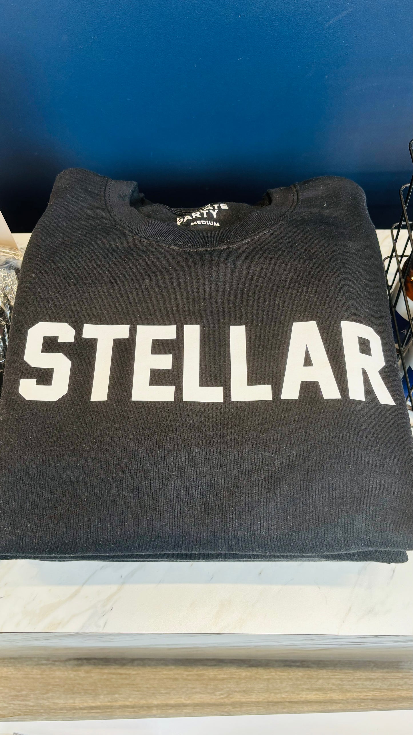 Stellar Crewneck Sweatshirt - Black/White