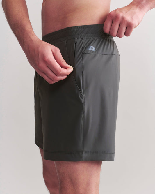 Mens 5in Pursuit Short Lined - Asphalt