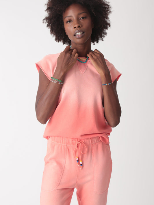 Luna Sweatshirt-Sunrise - Coral