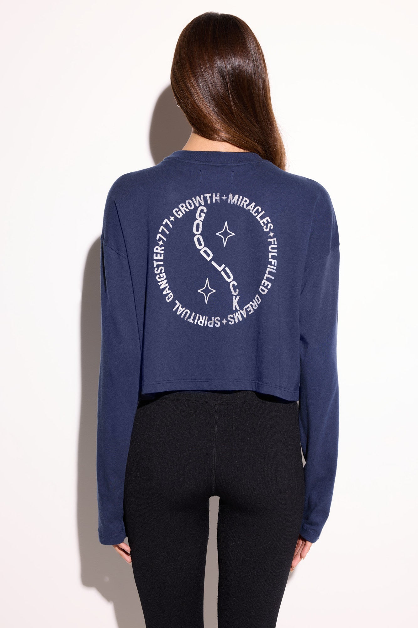 777 Pegasus Drew Longsleeve Top - Indigo