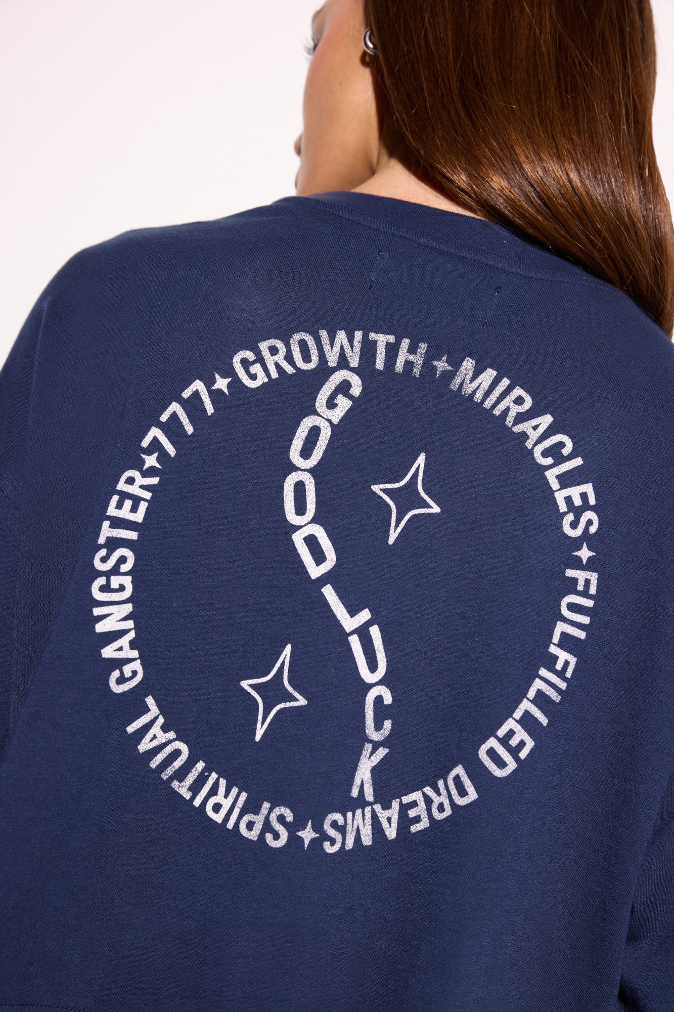 777 Pegasus Drew Longsleeve Top - Indigo