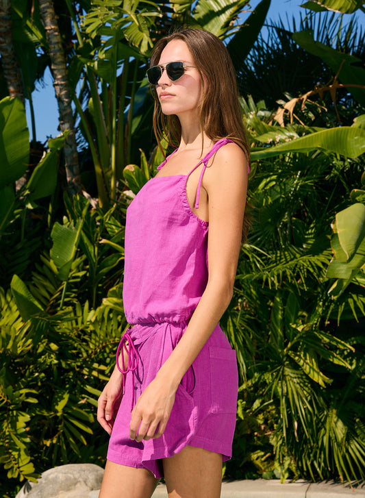 Strappy Top - Magenta