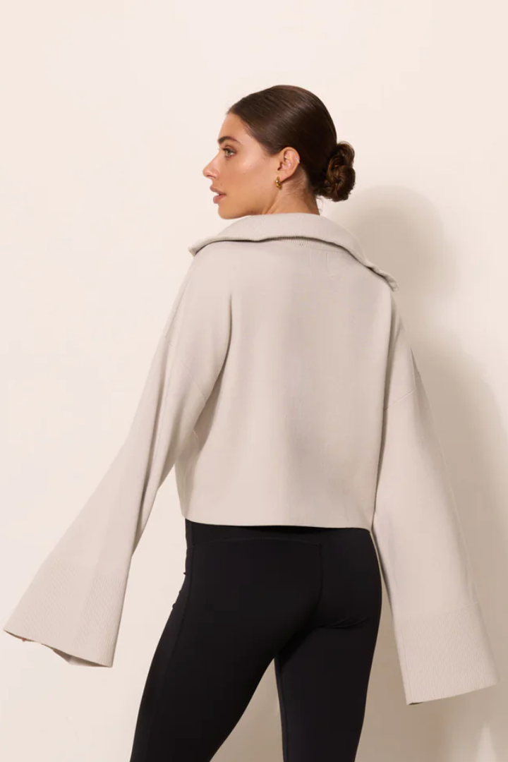 Olly Half Zip Cropped Sweater