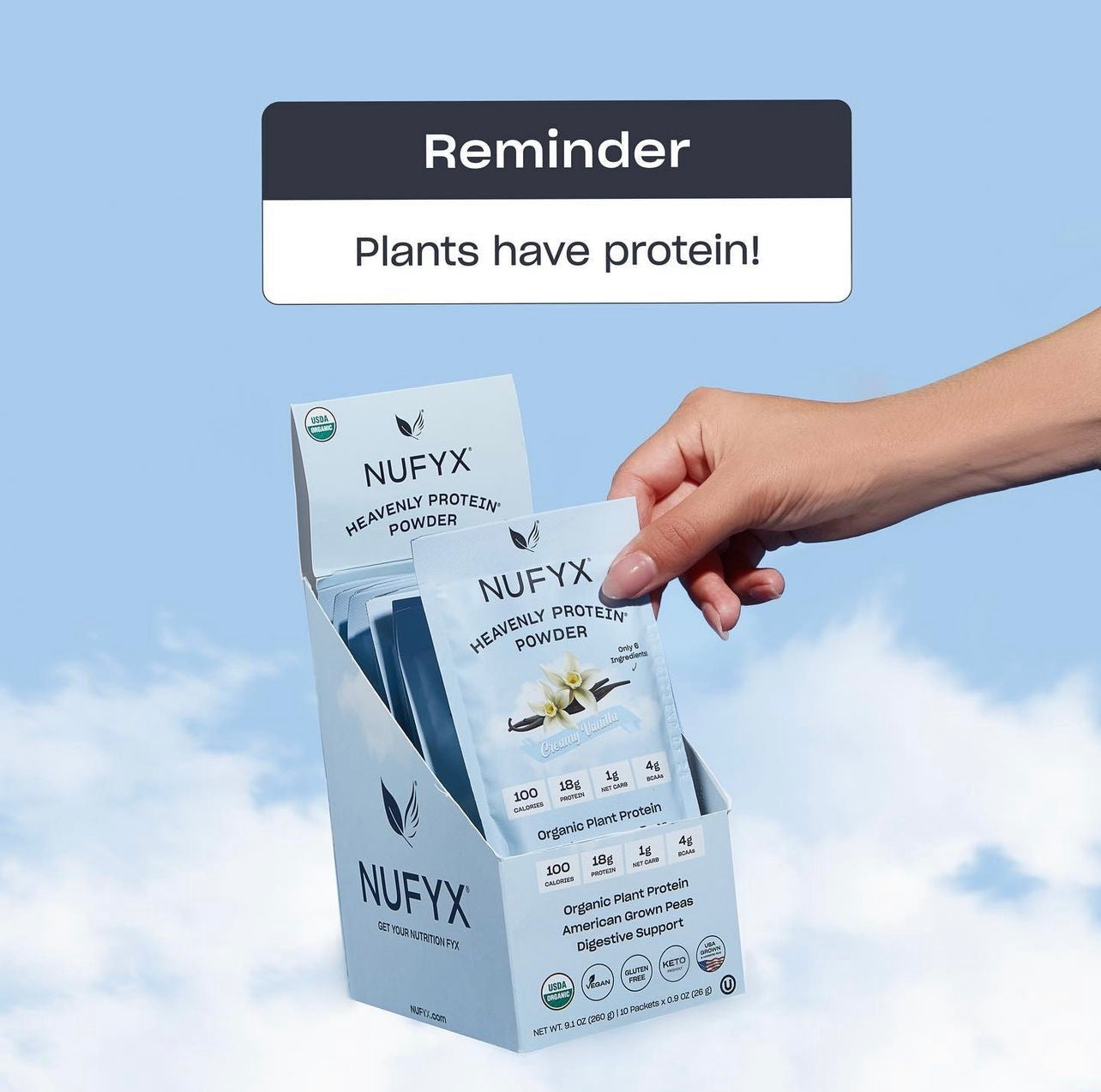 Heavenly Protein Powder - Vanilla - 10 Packets