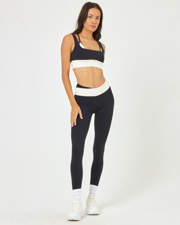 Division Legging - Black/Cream