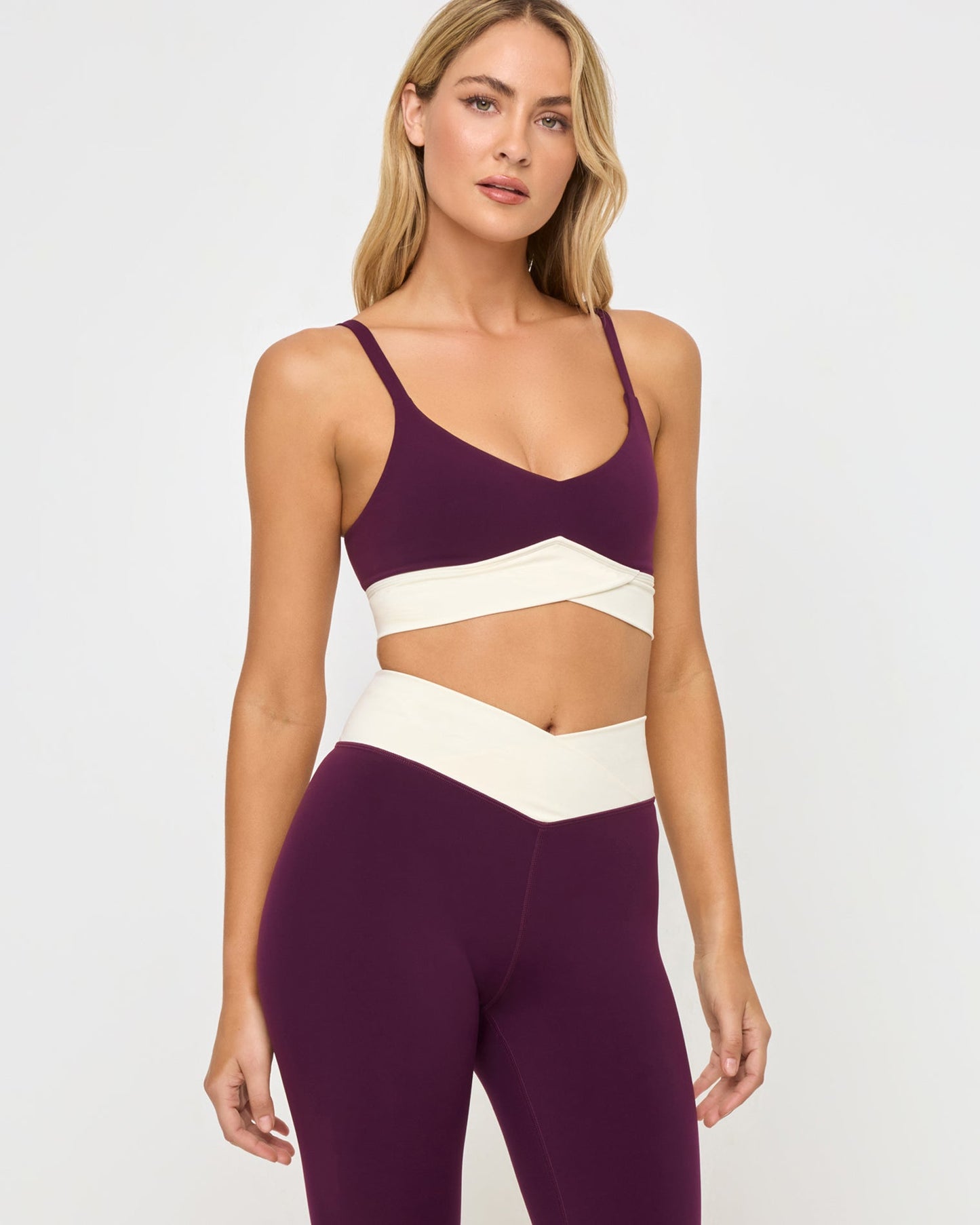 Unmatched Bra - Plum/Cream