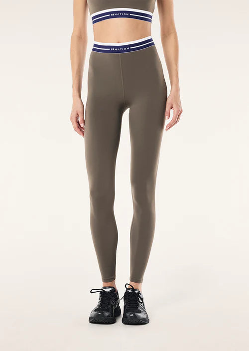 Avant Full Length Legging - Major Brown
